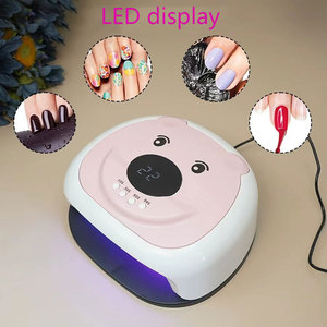 New <b>Cute</b> <b>Bear</b> High Power 288W Nail Lamp with 45 LED Beads Fast Drying Gel Polishing Agent Nail Enhancement Equipment - Product Image 3