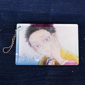 Porte-clés personnalisé en acrylique lumineux avec design liquide sable mouvant Anime - Réutilisable et durable - Product Image 5