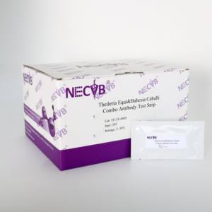 ชุดทดสอบแอนติบอดีแบบคู่สำหรับ Babesia Caballi และ Theileria Equi ในม้า (immunochromatography สีทองคอลลอยด์) - Product Image 1