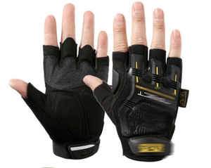 Guantes Deportivos Multifuncionales HBG101, Medios Dedos, Nailon, Tácticos, para Ciclismo, Antideslizantes, para Actividades al Aire Libre - Product Image 4