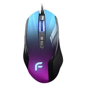 DEARMO F22 game 6d optical mouse driver Dedicated Wired Gaming Mouse RGB mouse DPI can be adjusted For PC Game