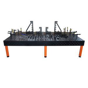 <span class=keywords><strong>Table</strong></span> de soudage réglable en fonte nitrurée D16, plateforme de soudage 3D avec fixations et accessoires - Product Image 1