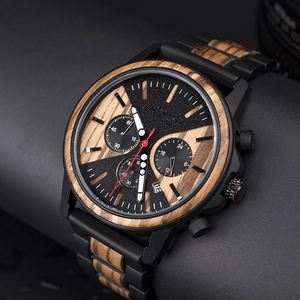 Montre-bracelet chronographe de luxe <span class=keywords><strong>pour</strong></span> <span class=keywords><strong>homme</strong></span>, design antique, OEM <span class=keywords><strong>2022</strong></span>, logo gravé, mouvement Hangzhou, boîtier en acier inoxydable, verre - Product Image 2