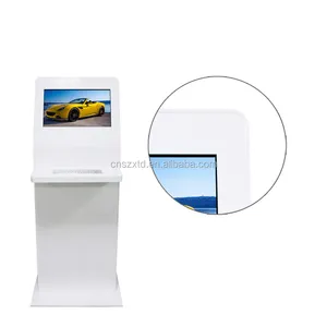 22inch floor stand full hd new monitor touch screen computer kiosk metal keyboard