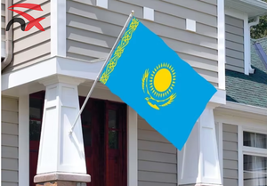 <span class=keywords><strong>Bandera</strong></span> Nacional de <span class=keywords><strong>Kazajstán</strong></span> Promocional de 90x150cm con Dos Ojales, Fabricada Profesionalmente en Fábrica, para Grandes Cantidades - Product Image 5