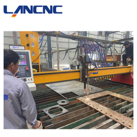 Machine de découpe plasma CNC de type portique de haute qualité 8040 avec source d'alimentation Huayuan LGK-200IGBT Machine de découpe plasma pour fer