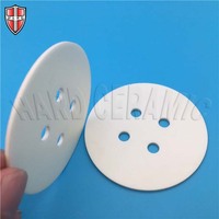 Disk Keramik Bulat Tahan Aus dengan Alumina 99% Harga Terjangkau