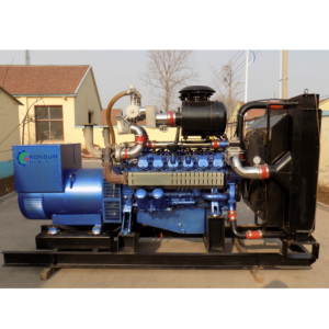 Groupe électrogène VMAN 300KW à refroidissement par eau, démarrage électrique, 380V, Stamford 375kva, pour gaz de synthèse, gaz de biomasse, biogaz, gaz naturel - Product Image 3