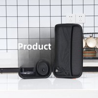 Sac de rangement en maille pour machine à café à capsules avec étui rigide, poignée portable, grande capacité, en matériau EVA, pour les voyages