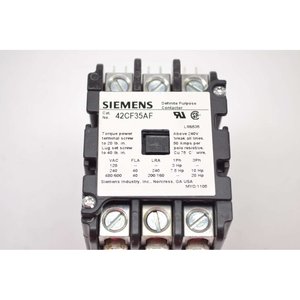 Contactor de CA Siemens 42CF35AF 40A 3P 110V 60Hz para Automatización Industrial - Product Image 4