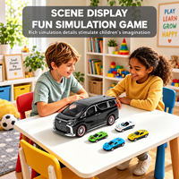 Voiture jouet transformable avec son et lumière, avec piste de course pliable, mini voitures métalliques, ensemble de jeu de véhicules à inertie pour enfants