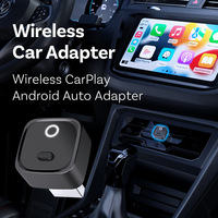 Adaptateur sans fil Ottocast CarPlay Android Auto transfrontalier 2-en-1, boîtier d'interconnexion automobile USB Type-C pour Land Cruiser Prado