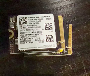 For PM991a/PM991 NVMe 256GB 512GB M.2 SSD Internal Solid State Drive PCIe Gen 3x4 ECC Laptop