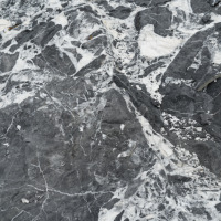 Dalles de pierre grise avec tourbillons blancs/gris/noirs, design moderne, décoration de sol pour chambre et salon, marbre naturel de haute qualité