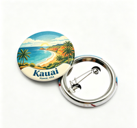 Pin Badge Kustom Grosir, Pin Nama Logam dengan Logo Kustom