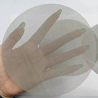 Saringan Kawat Baja Tahan Karat 60 80 100 120 150 Mesh, Filter Disc untuk Mesin Pelet Plastik