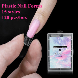 120 Uds./Caja, Venta al por Mayor en China, Puntas de Uñas Acrílicas, Extensiones de Uñas Postizas, Puntas de Uñas Artísticas, Cobertura Completa, Uñas a Presión - Product Image 4