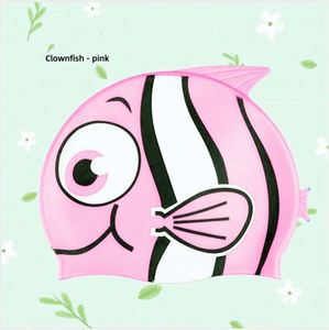 Gorro de Natación Infantil Económico, Divertido, Bonito y Genial con Estampado de Peces de Dibujos Animados, Impermeable, para Deportes Acuáticos, para Clubes de Natación, Regalos Promocionales - Product Image 5