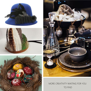 Pluma al por mayor 120 piezas 2-3 pulgadas pluma <span class=keywords><strong>de</strong></span> faisán <span class=keywords><strong>de</strong></span> gallina <span class=keywords><strong>de</strong></span> <span class=keywords><strong>Guinea</strong></span> para manualidades DIY sombreros atrapasueños decoración gran oferta para bodas - Product Image 6