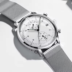 Reloj de Cuarzo de Acero Inoxidable de Alta Calidad con Logotipo Personalizado, Reloj de Pulsera para Hombre, Venta al por Mayor, Personaliza Tu Marca - Product Image 1