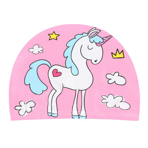 Adorable bonnet de bain pour enfants au design de dessin animé, durable pour les sports nautiques en plein air, motifs d'animaux de haute qualité, bonnet de bain - Product Image 2
