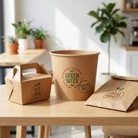 Boîte à frites jetable en papier APP ECO, emballage alimentaire personnalisé, boîte à ailes de poulet, boîte à burger, conteneur pour la restauration rapide à emporter