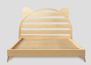 1.5m Upholstered Kids <b>Bed</b> <b>with</b> <b>Storage</b> Modern Simple Dog Design <b>Single</b> <b>Bed</b> for Boys Girls - Product Image 6