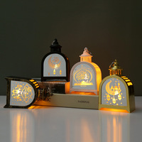 Bougeoir Led en plastique Style marocain pour le Festival du Ramadan, lampe à vent décorative, nouvel arrivage