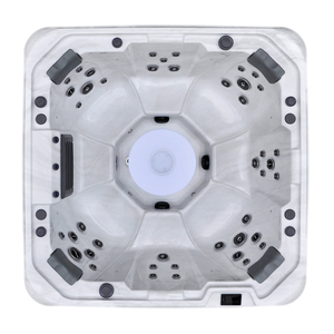 Bain à remous Aristech Balboa extérieur en acrylique blanc pour 7 personnes autoportant avec massage à <span class=keywords><strong>pompe</strong></span> à chaleur Caractéristiques du bain à remous Lazy River - Product Image 3
