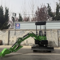 Mini-excavatrice de 1,5 tonne, moteur diesel, mini-pelle EURO5, excavatrice de jardin de 1 tonne, 2 tonnes, micro-excavatrice domestique