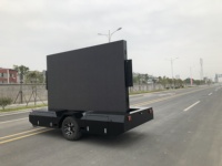 Remorque publicitaire mobile LED modèle EF-6 JCT avec pixels couleur 3/4/5 mm, écran 3200x1920 mm pour affichage et animation en extérieur