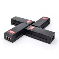 Prix usine PSE60G/PSE156G 60W Gigabit 48V POE Injecteur 10/100/1000M à 4 paires Standard