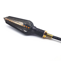 Indicatori di Direzione Anteriori per Moto Approvati ECE, Luci LED 12V con Certificazione E, 100% Impermeabili