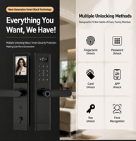 Cerradura Inteligente Auvinx OEM ODM para Puerta, con Huella Dactilar, Contraseña, Reconocimiento Facial, Digital, para Interiores, Compatible con Tuya, para Marcas de Marca Privada