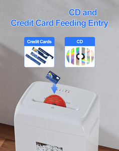 C350P New 22 Sheets Paper <strong>Shredders</strong> Running for 15 Minutes, 35L Card CD Level 4 Confidential Office <strong>Commercial</strong> Paper <strong>Shredder</strong> - Product Image 3