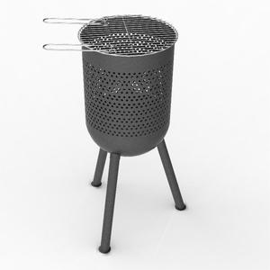 <span class=keywords><strong>Cheminée</strong></span> de camping haut de gamme personnalisée avec gril <span class=keywords><strong>barbecue</strong></span> intégré pour brûler des bûches - Product Image 6