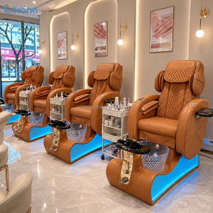 Sillón de Masaje Eléctrico para Pies, Silla de Pedicura, Silla de Spa para Salón de Belleza con Baño de Pies - Product Image 1
