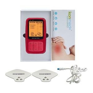 KM360 Konmed Appareil TENS portable en ABS, masseur médical chauffant, soulagement de la douleur, stimulateur musculaire confortable, électrode adhésive EMS 1 - Product Image 1