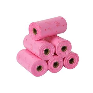 ถุงเก็บมูลสัตว์เลี้ยงแบบย่อยสลายได้ ปี 2026 สีชมพูใหม่ ขายส่งจากโรงงาน ผู้ผลิตตามสั่ง ถุงกำจัดมูลสัตว์เลี้ยง ถุงใส่ขี้สุนัข - Product Image 5