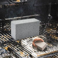 Brique de nettoyage pour barbecue, bloc de pierre pour barbecue en métal, étagères, nettoyant pour les taches de graisse, outil de suppression des taches d'huile