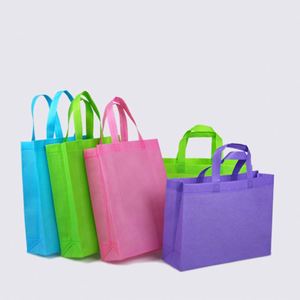 Bolsa de Regalo/Vino Ecológica Personalizada, Impresa en PP Dorado, Soldada por Ultrasonido, No Tejida, Tamaño Mediano, con Asas, a Bajo Precio - Product Image 2