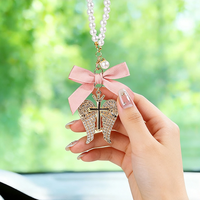 Nouveau pendentif ailes d'ange en perles, élégant et créatif, avec diamants, article de décoration
