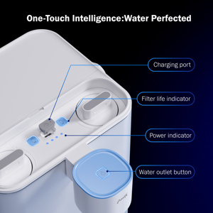 Distributeur d'<span class=keywords><strong>eau</strong></span> électrique de comptoir avec <span class=keywords><strong>filtre</strong></span>, système instantané rechargeable de 400 gallons, réduit le <span class=keywords><strong>plomb</strong></span> et les PFAS - Product Image 6