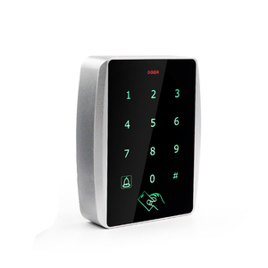 Cangkang plastik Standalone kontrol akses pintu Proximity pembaca kartu RFID 125Khz/13.56Mhz kata sandi kartu Keypad kontrol akses - Product Image 5