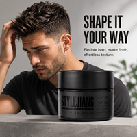 Pasta Penata Rambut Matte Grosir 100ml Kontrol Kuat Tahan Lama Tekstur Kelapa Cendana Perlengkapan Barber