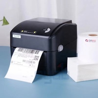 Printer Label Barcode XP-420B, Koneksi Mobile, Perekat Termal, Produk Waybill Ekspres 4-inci, Barcode Desktop