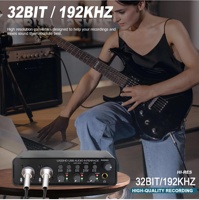 Interfaces de Audio Profesionales, Mezcladoras, Tarjeta de Sonido Externa, Software de Enrutamiento, Grabación, Podcasting, Música, Guitarra, Micrófono Metálico Premium