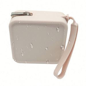 Factory Fashionable Silicone Small Coin Purse Zipper Candy Mini Makeup Bag Waterproof Square Earphone Pouch for Travel - Product Image 1