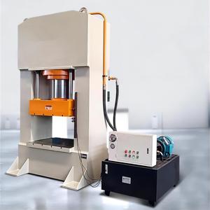 Prensa Hidráulica de Marco en H HP-200M de 200 Toneladas, Automática con Accionamiento por Engranajes y Cilindro Móvil para Marcos de Recipientes - Product Image 1