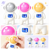 Jouet Squishy Astronaute en TPR, Doux, à Remontée Lente, Anti-Stress, Multicolore, Emballage Individuel, Vente en Gros Usine, Personnalisable